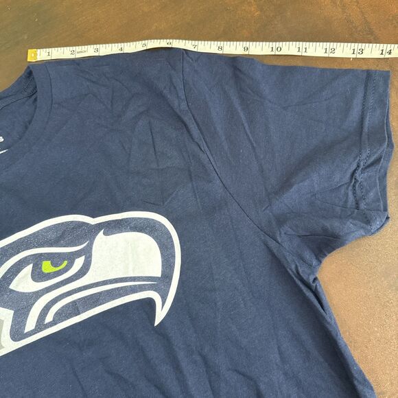 Seattle Seahawks #7 smith Performance NFL apparel size medium sport tee t-shirt - Picture 6 of 8